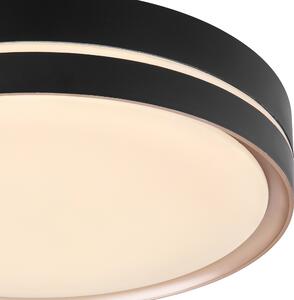Stropné LED svietidlo MANNI čierna/bronzová