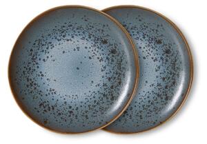 Keramický tanier 70's Mineral Ø 22 cm – sada 2 ks