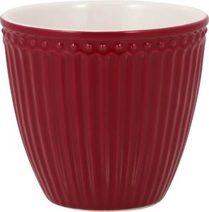 Latte cup Alice Claret Red, 350 ml