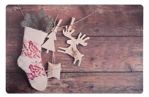 Vianočné prestieranie CHRISTMAS SOCK 28x43 cm