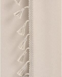 Dekorstudio Dekoračný záves LARA na riasiacu pásku - svetlobéžový Rozmer závesu: 140x250cm