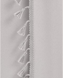 Dekorstudio Dekoračný záves LARA na riasiacu pásku - svetlosivý Rozmer závesu: 140x250cm