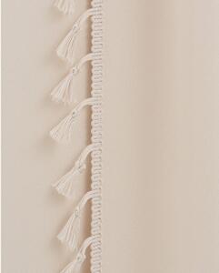 Dekorstudio Dekoračný záves LARA na riasiacu pásku - krémový Rozmer závesu: 140x250cm
