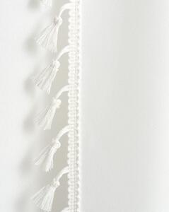 Dekorstudio Dekoračný záves LARA na riasiacu pásku - biely Rozmer závesu: 140x260cm