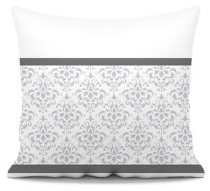 Obliečka na vankúš k prehozu GLAMOUR sivá 45x45 cm