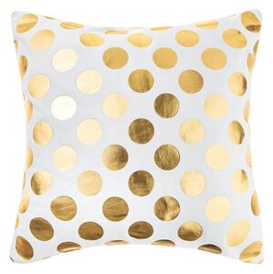 Obliečka na vankúš DOTS zlatá 45x45 cm