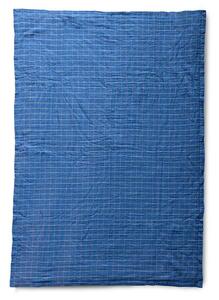 Bavlnený prehoz Checkered Sherpa Blue 130x170 cm