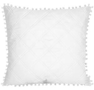 Obliečka na vankúš POMPOO biela Rozmer: 45x45 cm