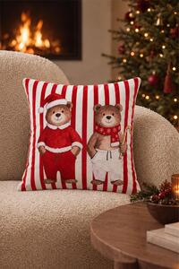 Obliečka na vankúš PYJAMA BEARS biela 45x45 cm