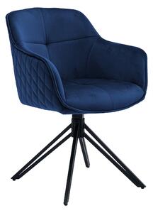 Jedálenská stolička s lakťovou opierkou Emma Farba: Modrá