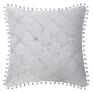 Obliečka na vankúš POMPOO sivá Rozmer: 45x45 cm