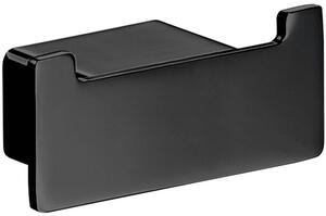 EMCO loft dvojitý háčik, 70, 30, 33 mm, čierny, 1 ks