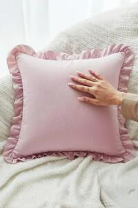 Saténová obliečka na vankúš RUFFY PREMIUM púdrová Rozmer: 50x70 cm
