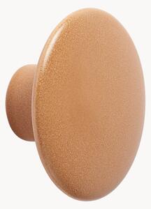 Nástenný háčik z dubového dreva Dots, Ø 9 cm