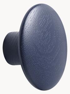 Nástenný háčik z dubového dreva Dots, Ø 9 cm