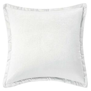 Velúrová obliečka na vankúš SOFT VELVET biela 40x40 cm