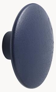 Nástenný háčik z dubového dreva Dots, Ø 13 cm