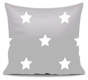 Obliečka na vankúš STARS sivá 45x45 cm