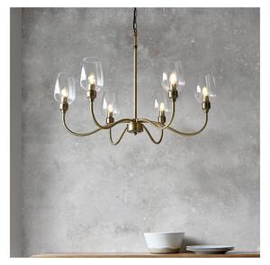 Endon 107791 - Luster na reťazi 6xE14/6W/230V mosadz