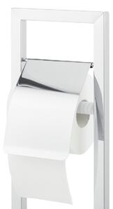 Držiak na WC kefu a toaletný papier SILVER oceľ pochrómovaná