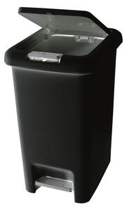 Odpadkový kôš AWONA I čierna/strieborná, 10 l