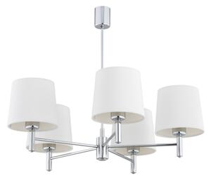BRILAGI - Luster na tyči MONTE 5xE27/60W/230V krémová/lesklý chróm