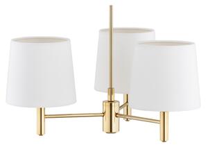 BRILAGI - Stropný luster na tyči MONTE 3xE27/60W/230V krémová/zlatá
