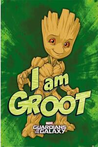 Plagát, Obraz - Guardians of the Galaxy - I am Groot, (61 x 91.5 cm)
