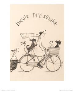 Umelecká tlač Sam Toft - Doggie Taxi Service