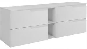 MODERN biely W140DW závesná skrinka pod umývadlo 140 cm