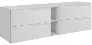 MODERN biely W180DW závesná skrinka pod umývadlo 180 cm