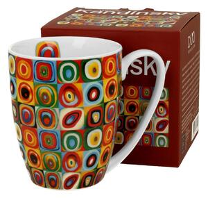 Porcelánový hrnček Kandinsky Squares with Circles 360 ml