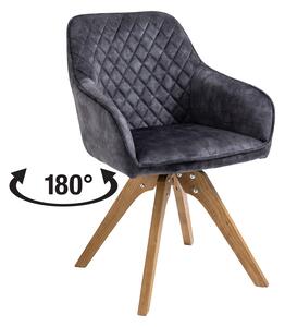 Jedálenská stolička VELES antracit
