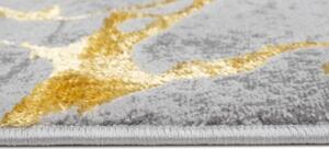 Koberec so zlatým motívom do obývačky Sivá Šírka: 80 cm | Dĺžka: 150 cm