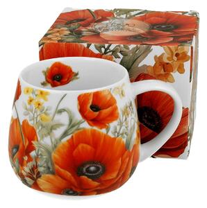 Porcelánový hrnček Poppies 430 ml
