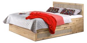 Manželská posteľ Borneo 160x200 - dub artisan