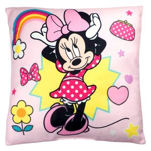 Jerry Fabrics Detský vankúšik s potlačou - Minnie - Smile | 40 x 40 cm