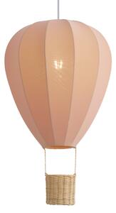 Detské závesné svietidlo ružový teplovzdušný balón - Air Balloon