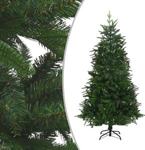Umelý vianočný stromček s LED a sadou gúľ, zelený 210cm PVC+PE