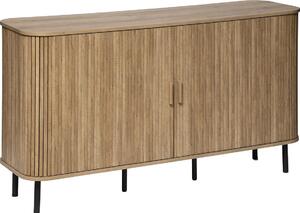 Komoda COLVA, vzhľad dubového dreva, rozmer 140 x 40 x 80,5 cm