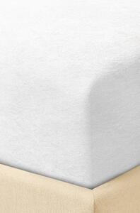 Froté plachta s gumičkou FROTTE biela Rozmer: 80x160x15 cm