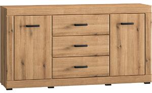 MEBLINE Komoda DORIS 04 dub evoke