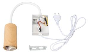 Brilagi - Flexibilná nástenná lampa SELE 1xGU10/30W/230V biela/dekor duba