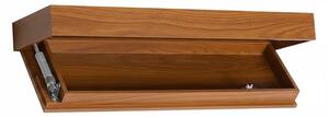 Floatshelf™ Nástenná Polica S Tajnou Priehradkou (53 X 17,5 X 5 Cm), Hnedá