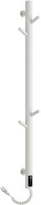 CERANO - Elektrický sušiak na uteráky Ramus, s displejom - 160W - matná biela - 1400x30 mm