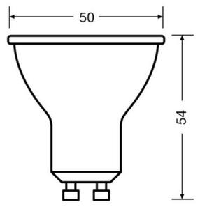 SADA 3x LED Žiarovka PAR16 GU10/6,9W/230V 4000K - Osram