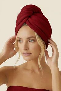 Turban na vlasy ACTIVE červený