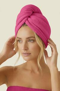 Turban na vlasy ACTIVE fuchsiový