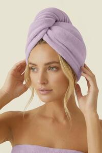 Turban na vlasy ACTIVE levanduľový