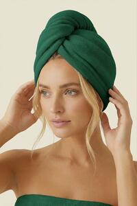 Turban na vlasy ACTIVE zelený